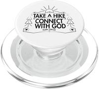 Take a Hike and Connect with God Spiritual Nature print PopSockets PopGrip per MagSafe
