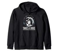 Take a Hike Funny Nature Hiking Trail Adventure Gift Felpa con Cappuccio