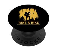 Take a Hike Funny Nature Hiking Trail Adventure Gift PopSockets PopGrip Adesivo