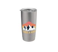 Take a Hike Hiking Adventures Tee per escursionisti donne e uomini Bicchiere termico in acciaio inox doppia parete