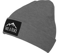 Take A Hike Knit Beani Winter Warm Soft Berretto in maglia unisex nero