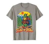 Take A Hike Retro Woodsy Owl Give a Hoot Vintage Hiking Maglietta