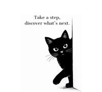 Take A Step, Discover What's Next.: Positive Inspirational Thoughts Notebook