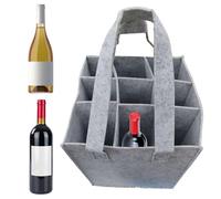 Take-All Per Bottiglia Di Vino, Tote Del Vino | Borsa Da Vino Isolata E Impermeabile Per 9 Bottiglie Per Viaggi - Borsa Da Viaggio Per Il Vino, Supporto Per Bottiglia Di Vino Portatile, Borsa Con Poig
