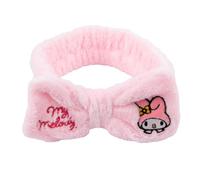 Take Care - Fascia Per Capelli Skincare con Fiocco Centrale | Fascia Trucco e Beauty Regolabile - Varianti Kuromi & My Melody Hello Kitty Friends [Rosa My Melody]