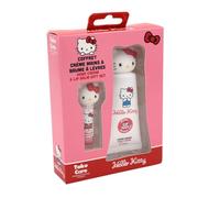 TAKE CARE Set Duo Hello Kitty | Balsamo per labbra 4g & Crema Mani 40ml | Idratante e nutriente | Vegano | +90% di ingredienti naturali | Dermatologicamente testato