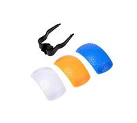 Take Diffusore Tre Colori Bianco Arancio Blu per Tutti i Flash Pop-Up