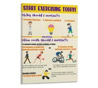 Take First Step To Health Poster Exercise Reminder Art