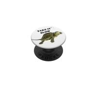 Take it Slow Sea Turtle Cell Phone Grip Button Pop Up Knob PopSockets PopGrip Adesivo