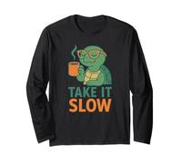 Take It Slow Tartaruga Maglia a Manica