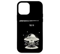 Take Me Alien Abduction Vintage UFO Fantascienza Design Custodia per iPhone 12 mini