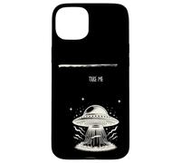 Take Me Alien Abduction Vintage UFO Fantascienza Design Custodia per iPhone 15 Plus