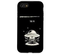 Take Me Alien Abduction Vintage UFO Fantascienza Design Custodia per iPhone SE (2020) / 7/8