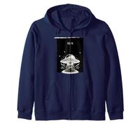 Take Me Alien Abduction Vintage UFO Fantascienza Design Felpa con Cappuccio