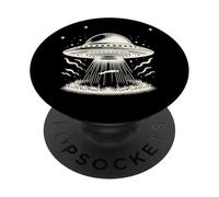 Take Me Alien Abduction Vintage UFO Fantascienza Design PopSockets PopGrip Adesivo
