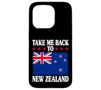 Take Me Back Nuova Zelanda Bandiera Retro Emblema Classico Custodia per iPhone 15 Pro