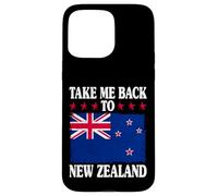 Take Me Back Nuova Zelanda Bandiera Retro Emblema Classico Custodia per iPhone 15 Pro Max