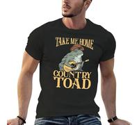 Take Me Home Country Toad T-Shirt Black M