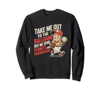 Take Me out To Ball Gioco Divertente Baseball Felpa