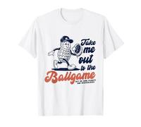 Take Me Out To The Ball Gioco Divertente Baseball Maglietta