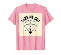 Take Me out to The Ball Gioco Retro Baseball Maglietta, Uomo, Rosa, XXL