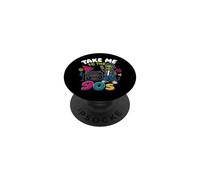 Take Me To The 90's Retro Alien Hip Hop Boombox Throwback PopSockets PopGrip Adesivo