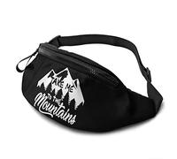 Take Me To The Mountains Cinghie regolabili Tasca con jack per cuffie per uomo e donna