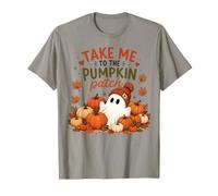 Take Me to The Pumpkin Patch - Simpatico Fantasma Decorativo per Halloween Maglietta