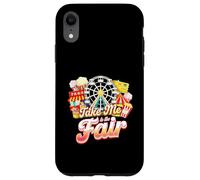 Take Me to the State and County Fairs Ferris Wheel Pop Corn Custodia per iPhone XR