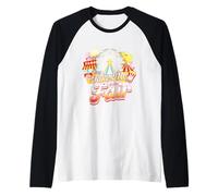 Take Me to The State And County Fairs Ferris Wheel Pop Corn Maglia con Maniche Raglan
