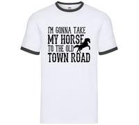 Take My Horse To The Old Città Strada - Uomo Suoneria - Cavalli Ride da Moto