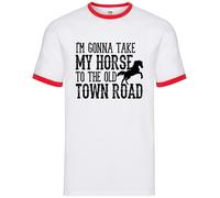 Take My Horse To The Old Città Strada - Uomo Suoneria - Cavalli Ride da Moto