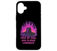 Take My Soul And Please Back Kids Matching Gat Halloween Custodia per iPhone 16 Plus