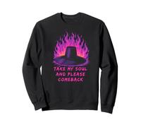 Take My Soul And Please Back Kids Matching Gat Halloween Felpa