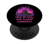 Take My Soul And Please Back Kids Matching Gat Halloween PopSockets PopGrip Adesivo