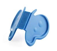 Take Plate Clips Take Bowl Mat - Clip per piastre in silicone, clip creative per piastre isolanti per cucina o cucina, a forma di farfalla, blu, conveniente e durevole, pratico e attraente