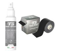 TAKE SPORT Bundle Kinesio Tape + Olio Spray Tape Remover: Kit Completo per Taping Kinesiologico e Rimozione Facile di Kinesio, con Kinesio Tape di Alta Qualità e Olio Naturale per la Cura della Pelle