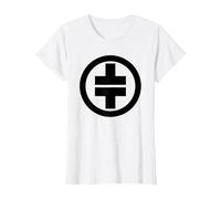 Take That - Logo Classico Ufficiale TT Circle Nero Maglietta, Donna, Bianco, 3XL