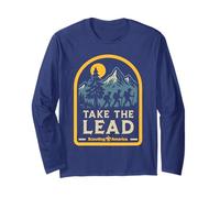 Take The Lead Scouting America Hiking Cub Scouts BSA Maglia a Manica