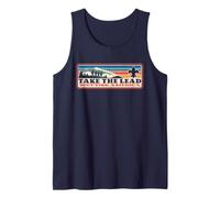 Take The Lead! Vintage Scouting Hiking 90s Vibe Logo Canotta