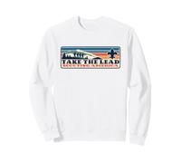 Take The Lead! Vintage Scouting Hiking 90s Vibe Logo Felpa