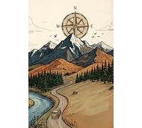 Take the Long Way Home Scenic Adventure Journal: a GRAPH notebook for self-expression