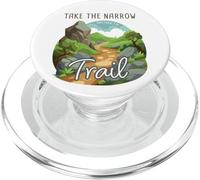 Take The Narrow Trail - Matthew 7:14 Christian Faith Camping PopSockets PopGrip per MagSafe