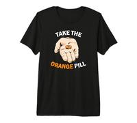 Take The Orange Pill I Crypto Bitcoin Maglietta Premium
