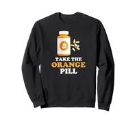 Take The Orange Pill I Crypto Currency Bitcoin Felpa