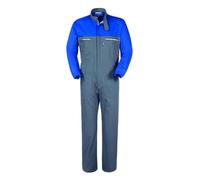 take time/lancelot Tuta da Lavoro Collo Coreana Grigio Blu Royal Gabardine 245 G/M A41207 (M)