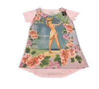 TAKE TWO t-shirt donna rosa over ALOHA 52% poliestere 48% cotone