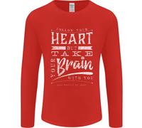 Take Your Heart With You Slogan Uomo Maniche
