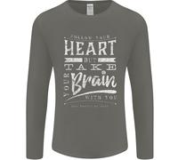 Take Your Heart With You Slogan Uomo Maniche