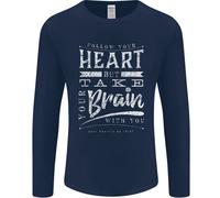 Take Your Heart With You Slogan Uomo Maniche